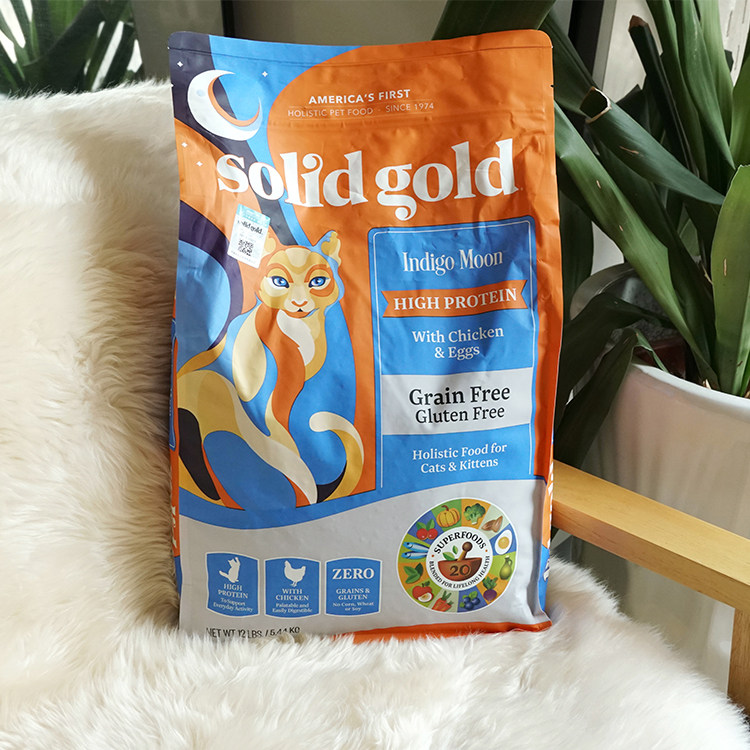 Meat-faced cat American SolidGold Su Ligao gold natural cat food grain-free adult cat kitten cat food 5 4kg