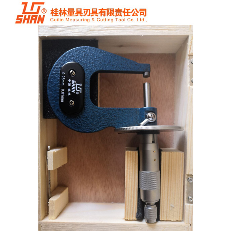 GUILIN PLATE THICKNESS MICROMETER 0-25 * BOW 50MM WITH DIAL MICROMETER DEEP BOW FRAME MICROMETER Gui QUANSHAN