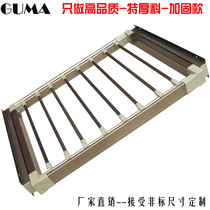 Wardrobe telescopic pants rack thick cabinet inner pants rack rack clothes cabinet push pull West pants rack can be equipped with damping