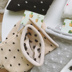 Mùa xuân hè retro chấm bi nữ vớ phiên bản Hàn Quốc của gió uốn cong polka dot cotton nữ ngắn ống dài - Bít tất nữ vớ nike Bít tất nữ