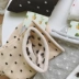 Mùa xuân hè retro chấm bi nữ vớ phiên bản Hàn Quốc của gió uốn cong polka dot cotton nữ ngắn ống dài - Bít tất nữ