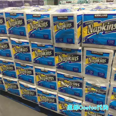 Shanghai Costco Market Opener KIRKLAND Napkins KIRKLAND Napkin Square Towel 33*33cm