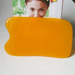 6 pieces of resin beeswax square board scraping board scraping sheet facial scraping board