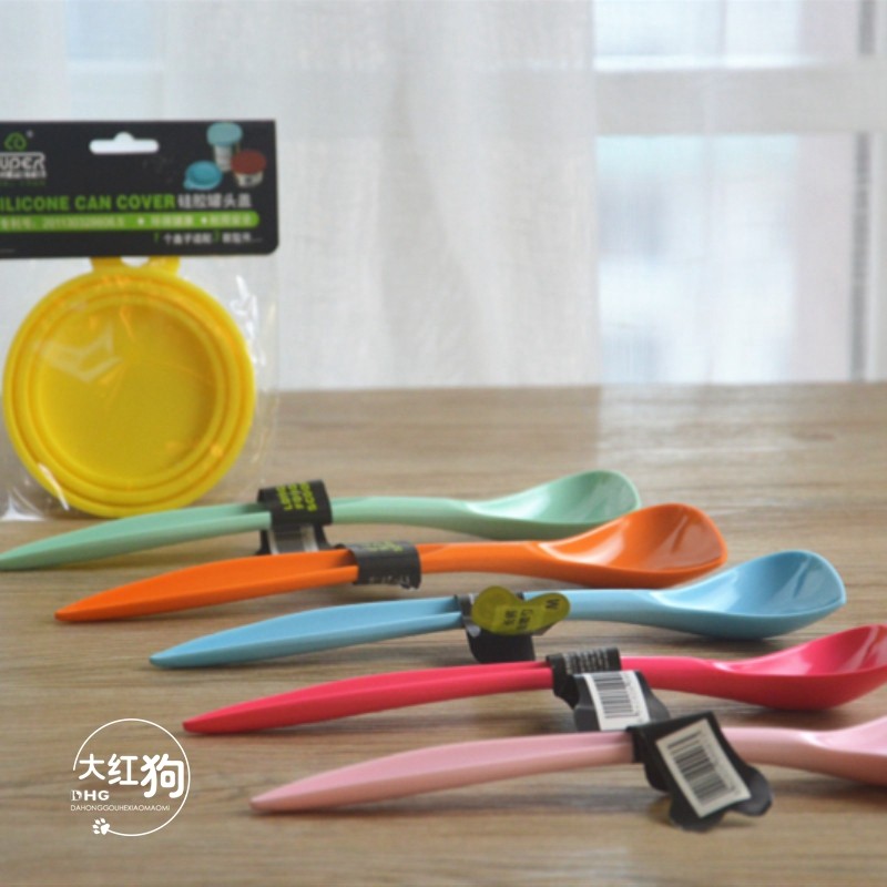 Hump Pet Feeding Spoon Cat Silicone Cans Cover Wet Cat Food Seals Cover Cat Dog Food Spoon Dog Feeding Spoon
