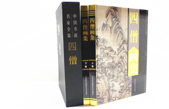 商城正版 中国 现代名家画集 四僧画集 彩图铜版纸精装16开2卷 原价380元 折扣中