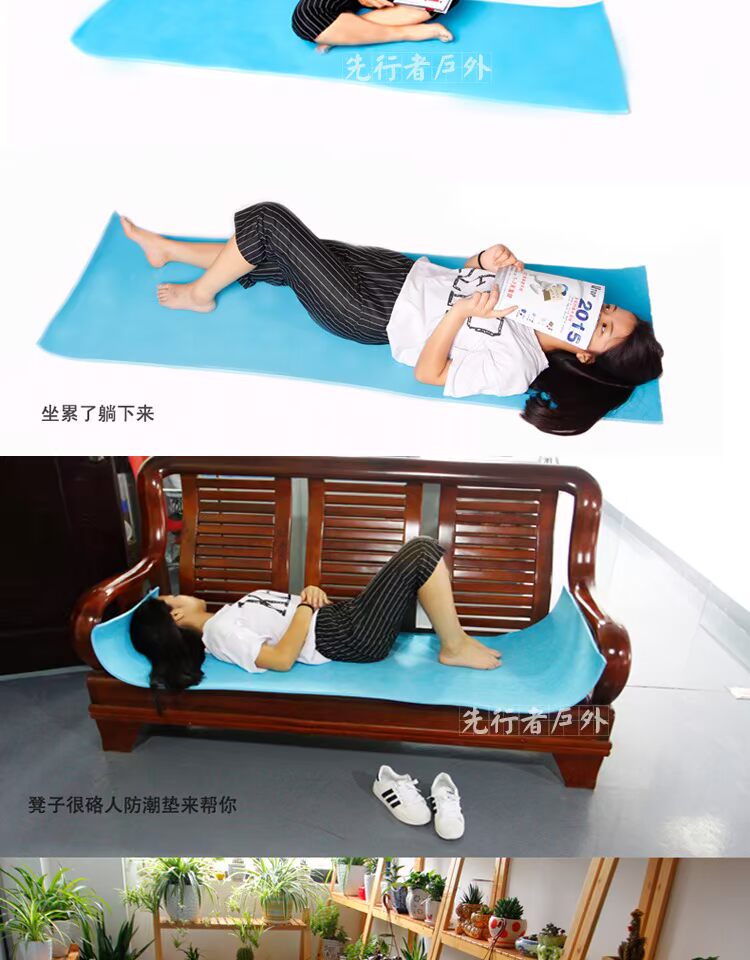 1cm dày nhôm nhôm đơn pad ngoài trời cắm trại ngoài trời lều mat mat ngủ mat mat đệm - Thảm chống ẩm / Mat / Gối thảm lót cho bé