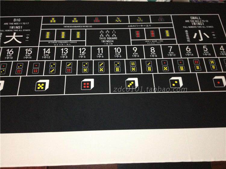 Texas Hold'em high-grade size point tablecloth flannel has flame retardant waterproof effect Custom made