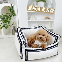 ins kennel four seasons general pet supplies dog sleeping nest removable and washable warm cat nest small and medium kennel dog bed