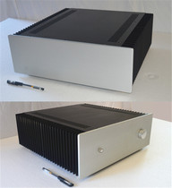 QL43145 enlarged type A DIY assembled radiating fin power amplifier case chassis 430 * 145 * 406MM