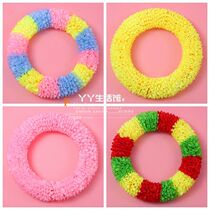 Hard ring steel wire flower round flower ring flower strip playground Opening ceremony Flower ring Various hands Take steel wire flower ring