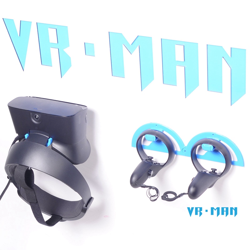 Oculus Rift S Mixed reality Virtual reality 3D printing VR helmet handle Wall rack storage
