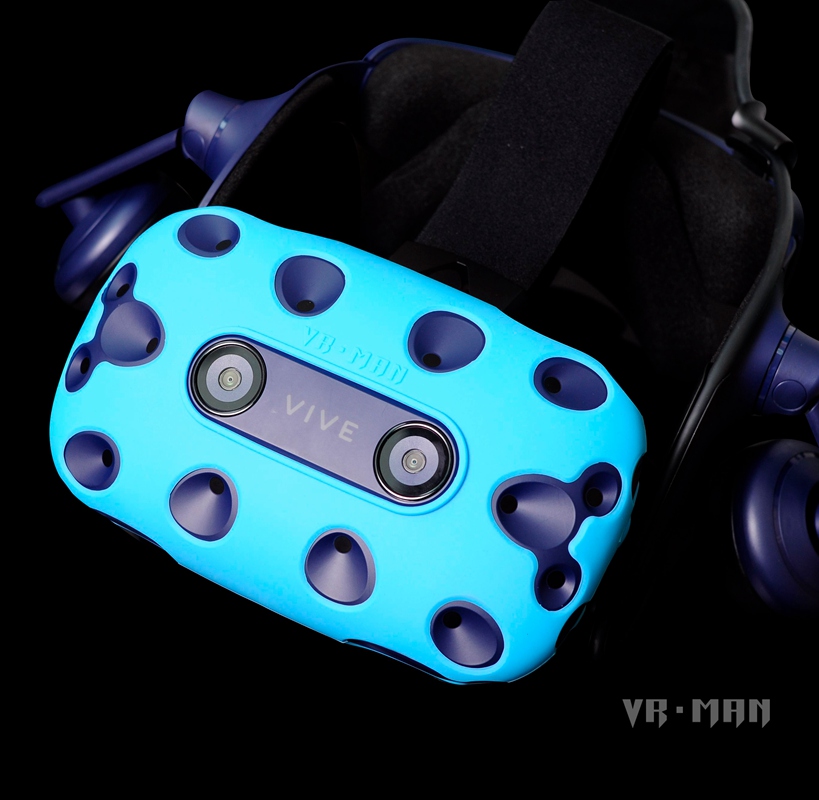 Htc vive pro helmet case Virtual reality glasses exhibition display silicone case for players sweat-proof and non-slip