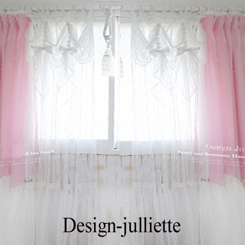 design-juliette white princess curtain white yarn curtain finished product can be set for 4 pieces