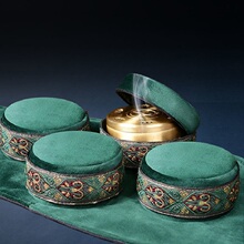 无烟艾灸盒随身灸家用便携式纯铜热敷袋包