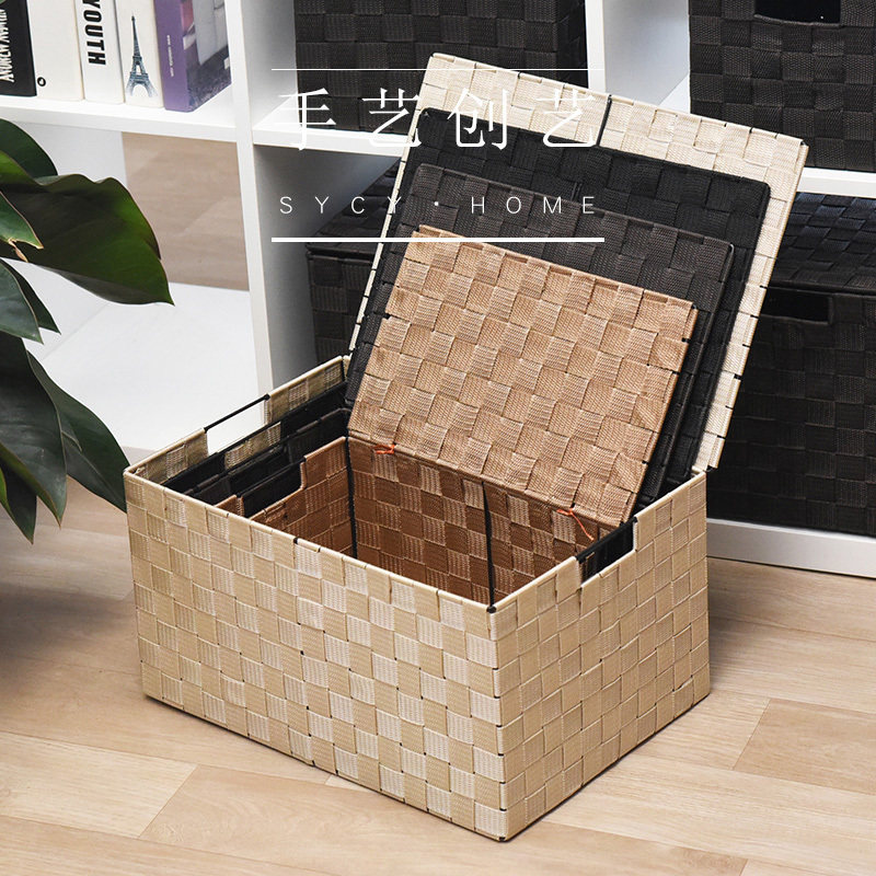 Storage box nylon fabric finishing box underwear with lid clothing storage box toy storage box storage storage basket
