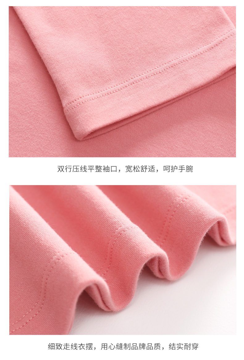 [Break code 钜 惠] Bộ đồ ngủ cotton dài tay tiêu chuẩn Mỹ cho nữ kẻ sọc cotton mùa xuân và mùa thu có thể mặc bên ngoài quần áo đồ bộ mặc nhà