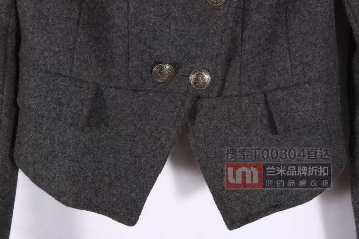 [Joe] Lammet bán áo khoác ngắn tay dài mùa đông đích thực J1D011074 áo khoác dài nữ