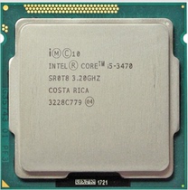 Intel i53450 3470CPU Desktop computer quad-core processor Core 3 generation 1155 pin warranty for one year