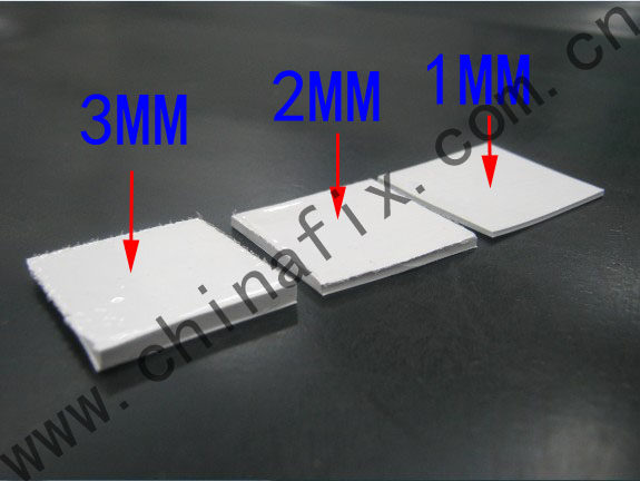 Notebook chip thermal conductive silicone sheet heat dissipation silicone sheet heat dissipation film 3MM thick 2 yuan block