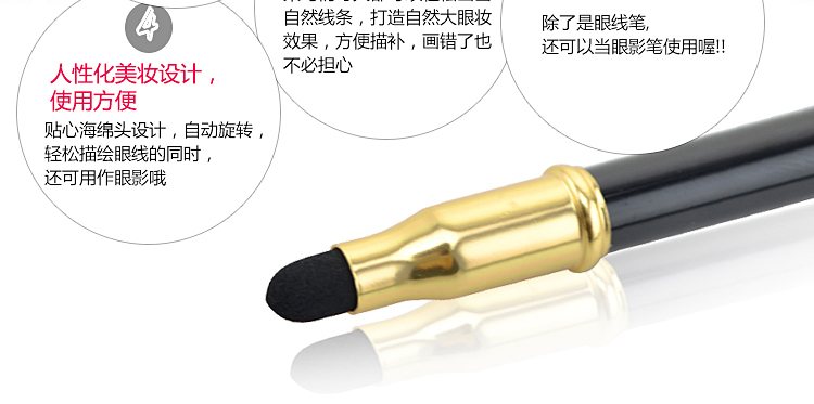 Đích thực thấp hơn bút kẻ mắt nằm tằm bút làm nổi bật bút 9 màu sắc xoay tự động mềm đôi đầu chống smudge bút kẻ mắt cho người mới bắt đầu