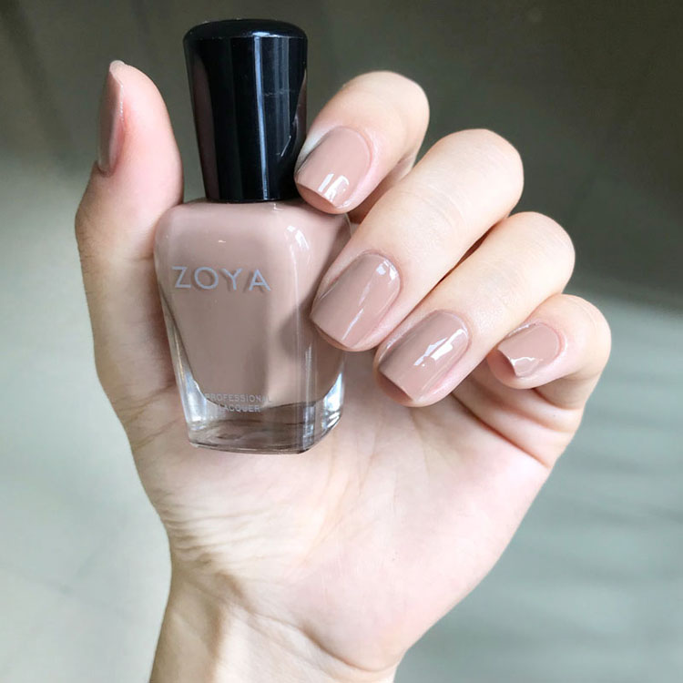 ZOYA Zoya Nail Nail Nail Nail Coffee Color ZP742 Gamper Naked Skin Color