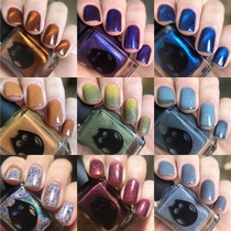  Russian Dance Legend Annas fairy tale Autumn and winter magnetic temperature change laser nail polish master