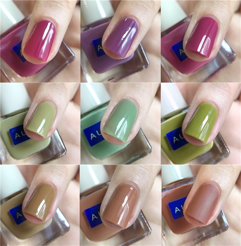 Two bottles minus 5 Yuan UK AUBURN proud of this fairy Feminine Nail Polish Girl Jelly Autumn Winter Colors multimeat grapes-Taobao