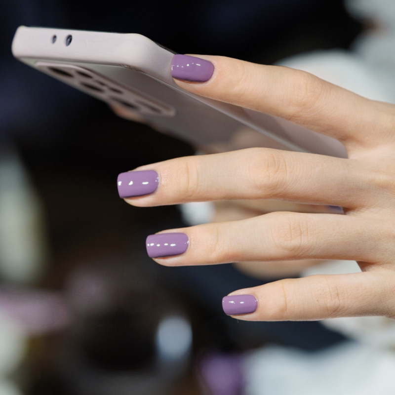 2021 New color US ZOYA nail polish free of baking fast dry persistent zp1028 Stars della purple dreamy grey purple