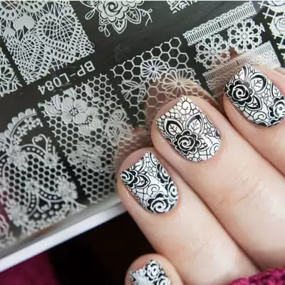 Born Pretty nail art printing board printing stencil tool steel plate painted nail BP-L50-105