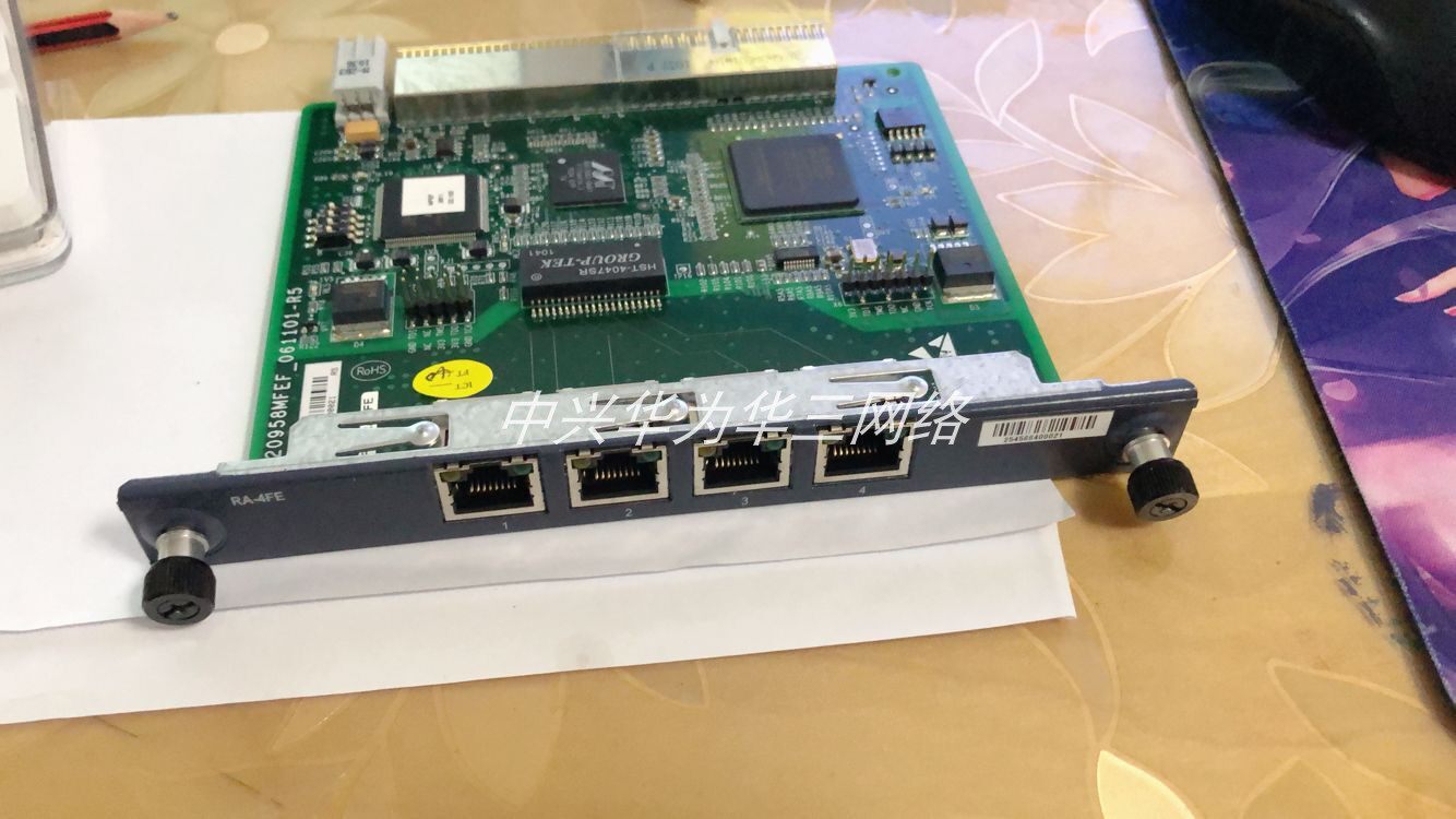 ZTE RA-4FE 4 Port 100 trillion Interface Board RA-1FE-E100RJ RA-5FE-1SFP4RJ