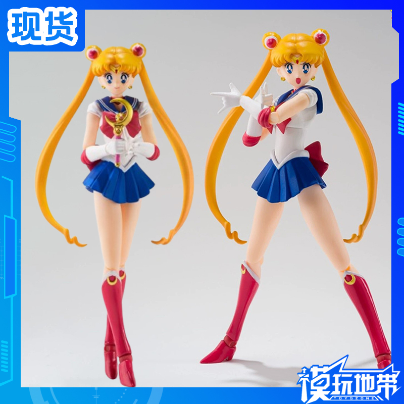 In Stock Bandai Tnt Shf Sailor Moon Tsukino Usagi Sailor Moon Sailor Uniform Finished Model