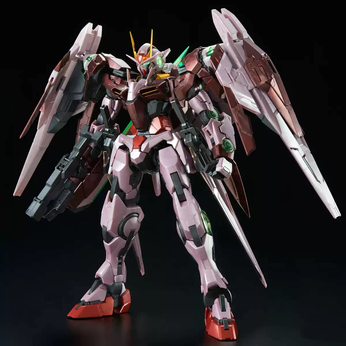 现货速发！万代PB PG 1/60 TRANS-AM 强化模块三红高达00R拼装模型开箱种草！这波不冲血亏？_高达模型专区_淘宝游戏网