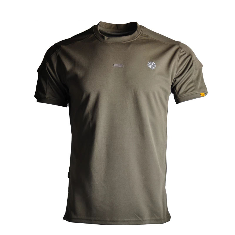 Military fans summer elastic loose with large size t instructor tactical T-shirt outdoor speed dry breathable short sleeve T-shirt male training clothes