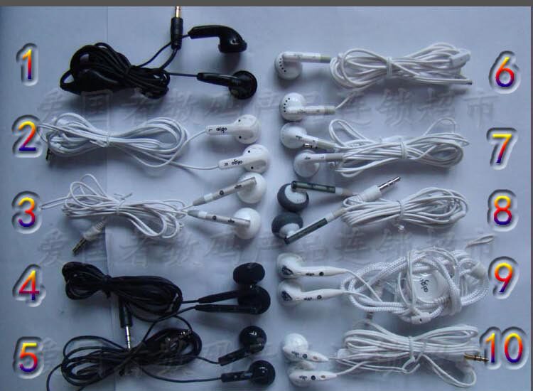 Patriot Tablet PC eBook Voice Recorder Original Headphones Standard 3 5 2 5mm Interface