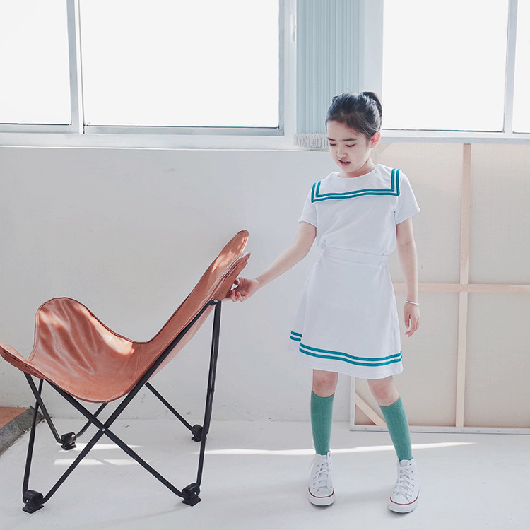 Dolls Love Beauty Small Middle School Big Kids College Navy Basic Skirt Set