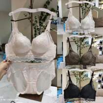 New lace sexy beautiful back underwear Zhuo Yilan 6062B Cup without steel ring gathered breathable cotton comfortable bra