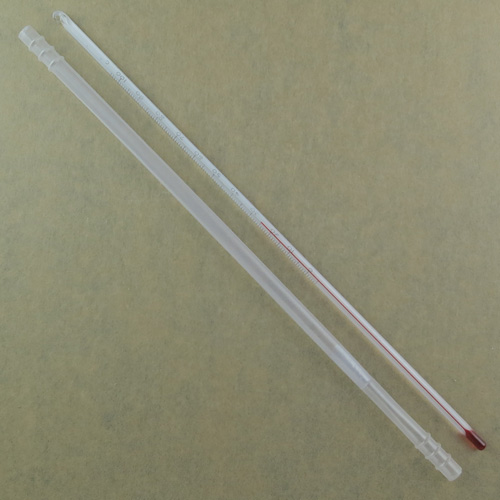 Glass Red Water Thermometer Self Brewed Beer Fermentation Liquid Temperature