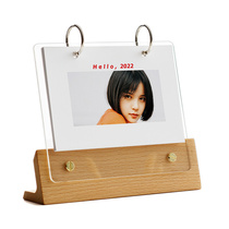 2024 CALENDAR CUSTOM DIY PHOTO TO MAKE WOODEN CALENDAR HOMEMADE ACRYLIC PHOTO FRAME BOOKING