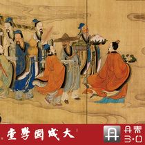 Qing Dynasty Xiong Qunxian Birthday Celebration Picture Ultra-fine Edition Really Professional Ultra-clear Restoration of Fine Brushwork and Pastel Color Characters Traditional Chinese Painting Copy Silk