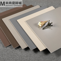 Solid color 600x600 Brown Brown beige vintage gray balcony non-slip floor tile antique tile tile