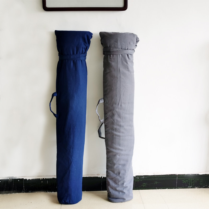 Guqin cellist careless cotton linen material thickened style anti-bump single-hold baby bag with handle guqin universal thickening