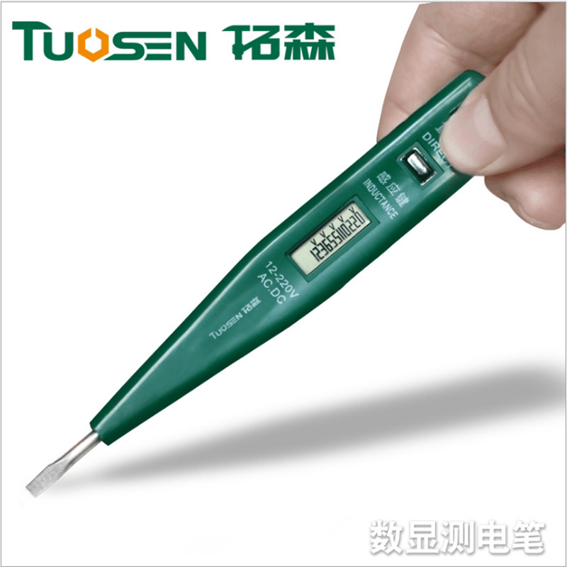 Tuosen 0401 electronic induction power measuring pen Battery-free drive digital display electric pen Electric worker power measuring pen Household power measuring pen