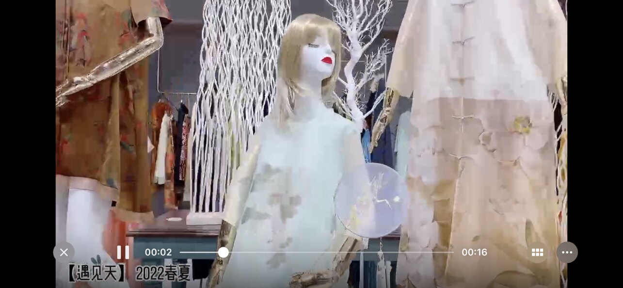 Meet the new high-end Chinese wind brand Xianyun yansang silk mall withdrawal of the live room in spring and summer