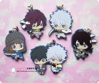 日单正版散货银魂橡胶挂件攘夷joy4 白夜叉高杉桂银时土方