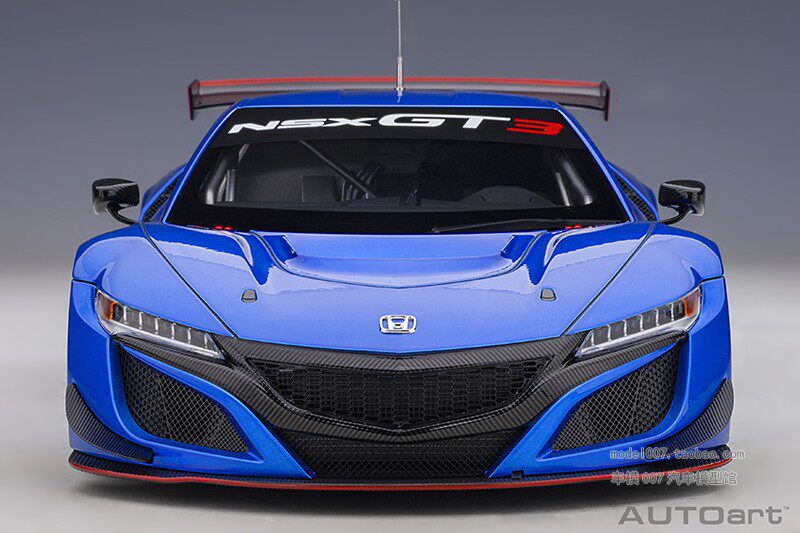 Модель машины autoart/奥拓 1/18 本田nsx honda nsx gt3 2018 汽车模型