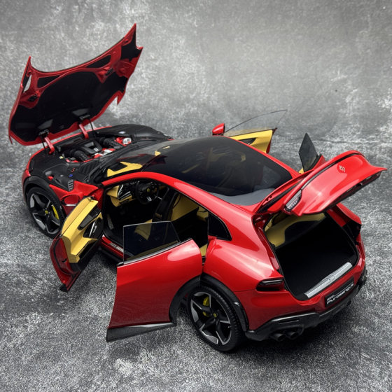 Bbr 1:18 Ferrari Purosangue Suv Off-Road Alloy Full-Function Car Model