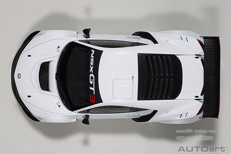Модель машины autoart/奥拓 1/18 本田nsx honda nsx gt3 2018 汽车模型