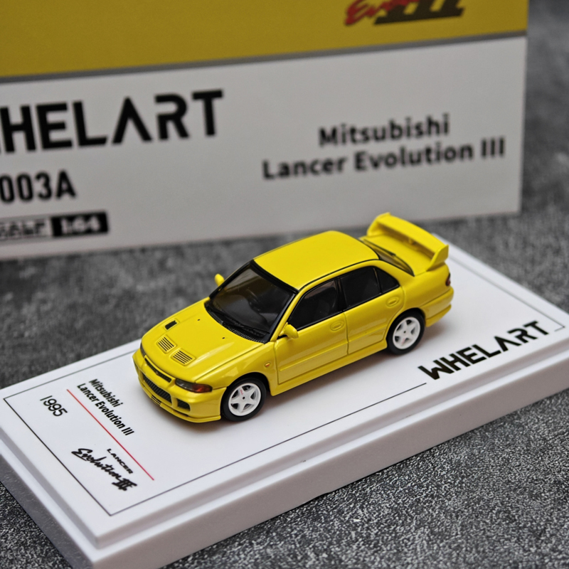 Whelart 1:64 Mitsubishi Evo3 (Lighting Function) Third Generation Alloy Car Model