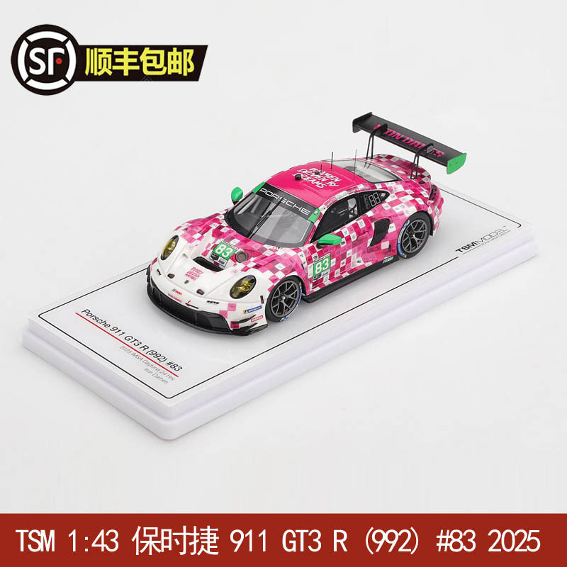 Tsm 1:43 Porsche 911 Gt3 R (992) # 83 2025 Daytona Resin Car Model Tsm 1:43 Porsche 911 Gt3 R (992) # 83 2025 Daytona Resin Car Model
