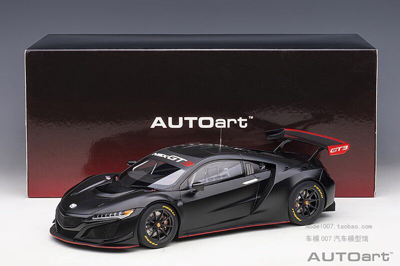 Модель машины autoart/奥拓 1/18 本田nsx honda nsx gt3 2018 汽车模型